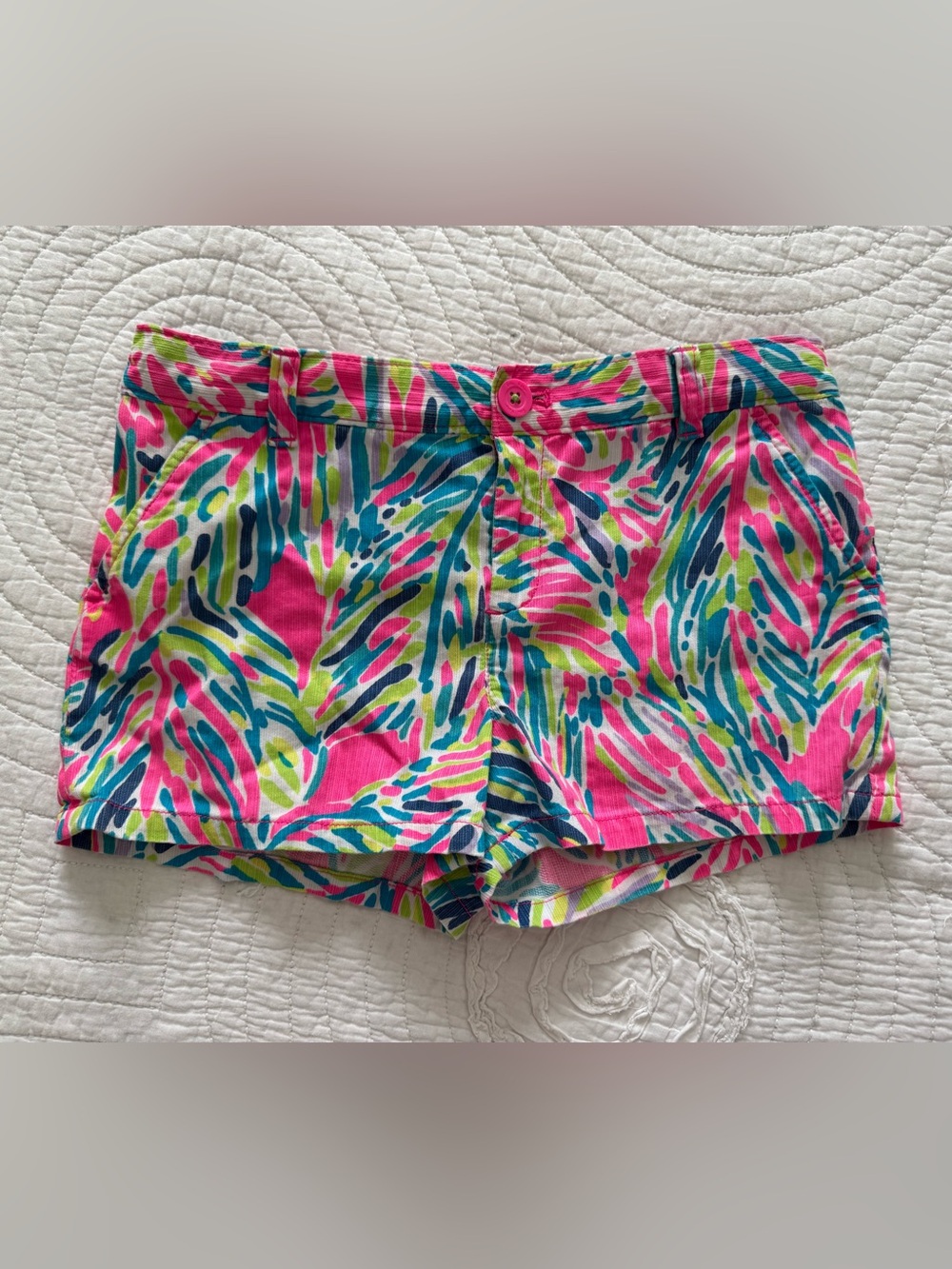 Lilly Pulitzer Callahan Palm Reader Shorts Girl 12